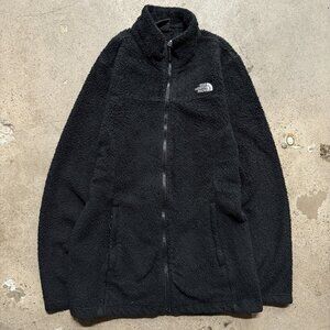 The North Face Women's Full Zip Fleece Jacket - Black Size Medium